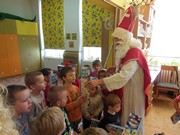 Mikuláš, čert a anděl ve školce